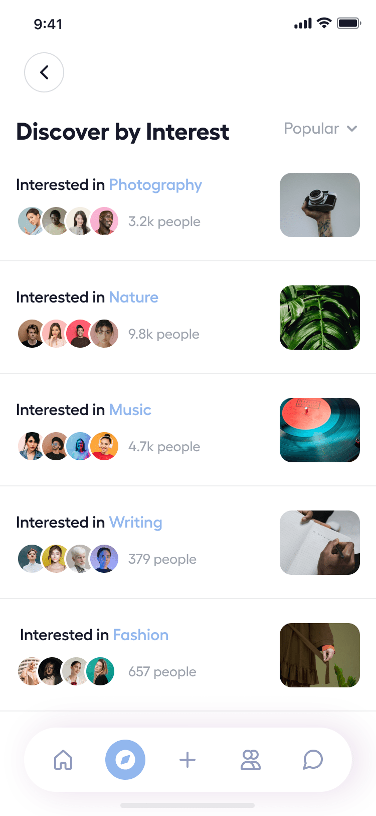 Discover - by Interest v1